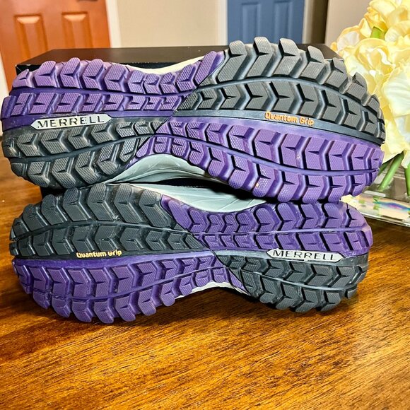 Women's Merrell Sage & Purple Bravada 2 Sneaker Hiking Trail Shoe JO33640 Size 7 - Picture 6 of 9